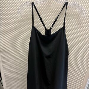 all in motion Black Racerback dress with Built-in Shelf bra